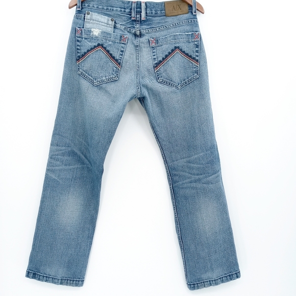 Armani Exchange 31 Short Embroidered Pocket Jean - Picture 7 of 14